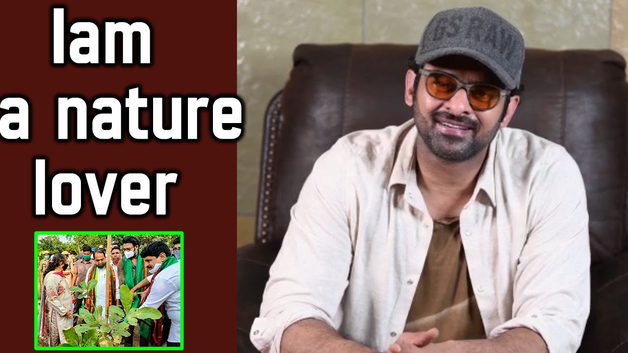 Rebel Star Prabhas About Forest Land Adoption | Silver Screen