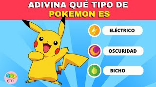 💛 ¿ Cuánto sabes de POKEMON ? / Adivina qué tipo de POKEMON es / TRIVIA / QUIZ / TEST Pokemon screenshot 3