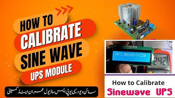Calibrate Sine wave UPS Module Imran & Co How to Tune Sine wave UPS | Imran & Co IC-Gold-04 Model