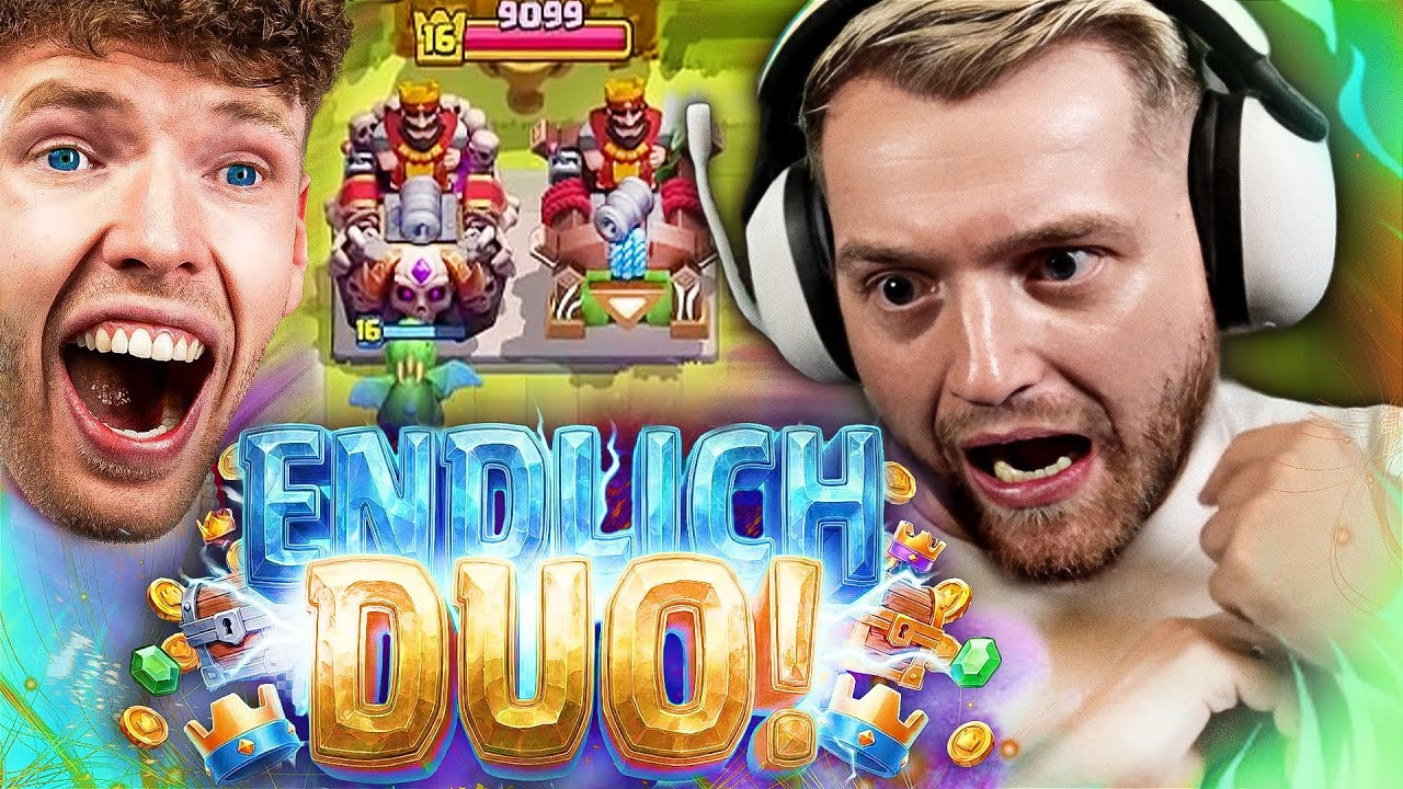 💪🏻💥 Muss ICH Bigspin CARRIEN?! Einranking im NEUEN DUO MODUS 🥳 Clash Royale
