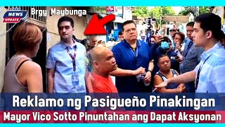 🔴Live: Mayor Vico Sotto Mga Problema at Hinaing ng Pasigueño Pinuntahan | Pasig News Update