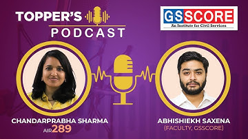 Podcast with Chandarprabha Sharma, AIR- 289 UPSC CSE 2023 | #toppers_talk