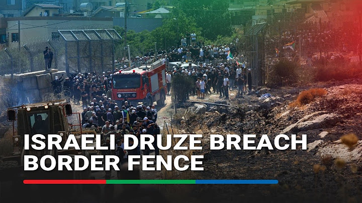 Israeli Druze cross into Syria after surge in violence in Sweida | ABS-CBN News