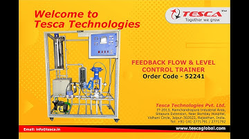 Feedback Flow & Level Control Trainer || Tesca 52241