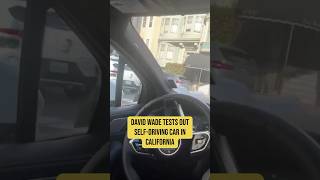 David Wade tests out self-driving car in California ahead of Super Bowl LX