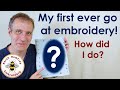 TOTAL beginner tries his hand at embroidery for the very first time! Does he succeed?