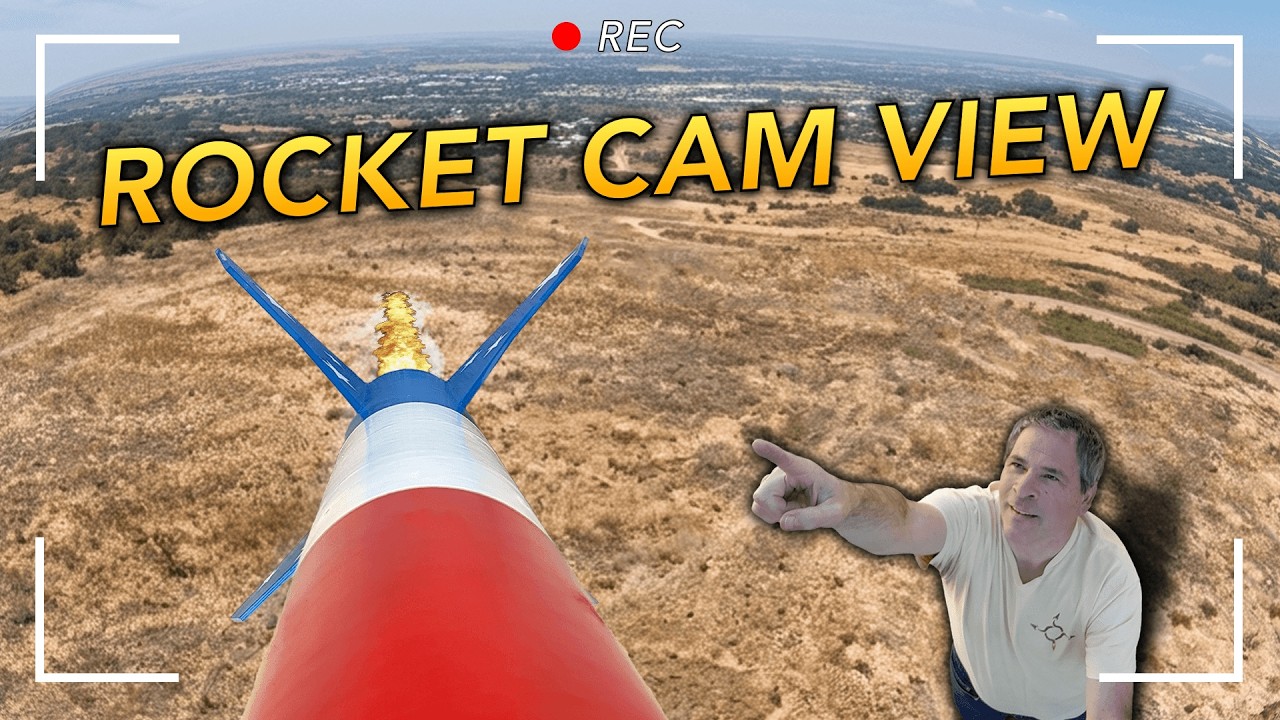 Launching a Low Cost Camera in my Rocket - YouTube
