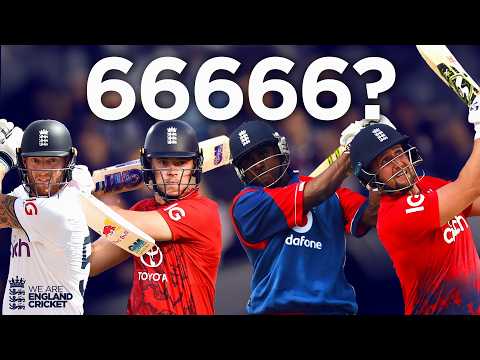 6️⃣6️⃣6️⃣6️⃣6️⃣❓| England Players Hit SIXES in a ROW!