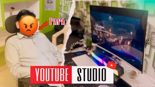 Papa Gussa Ho Gaye Studio Dekh Kar 😡😱