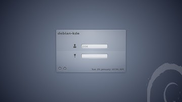 Install Debian 7.8.0 amd64. KDE Desktop.