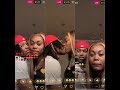 Asian doll and king von bood up  kissing on ig live