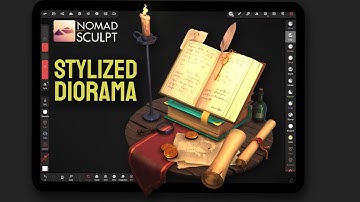 Stylized Diorama Nomad Sculpt [full process explained]
