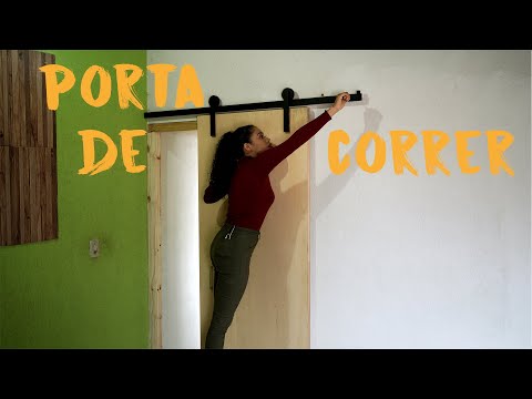 Vídeo: Mecanismo para porta interior de correr. Instalação de uma porta de correr interior