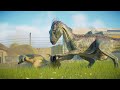 INDORAPTOR vs LARGE AND MEDIUM HERBIVORES DINOSAURS IN UNITED KINGDOM - Jurassic World Evolution 2