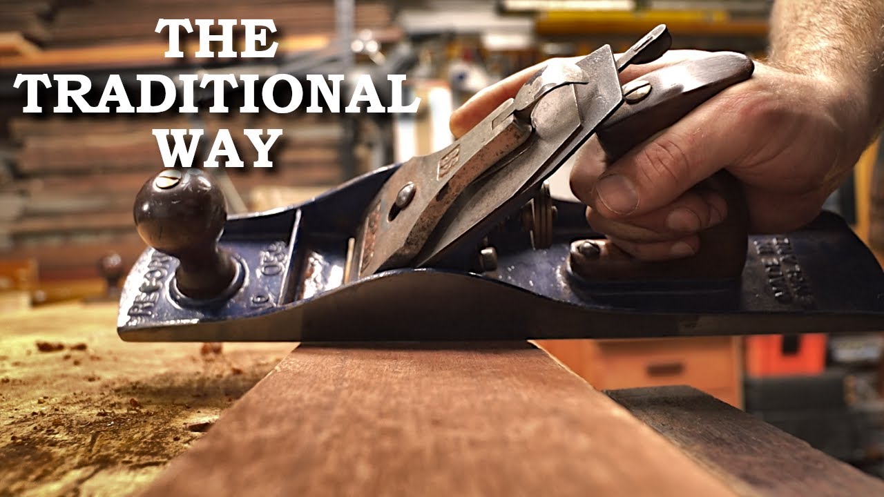 Preparing Rough Sawn Timber with Hand Tools - YouTube