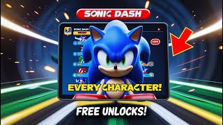 How I Unlocked Every Character in Sonic Dash FAST 🦔 Still Works! screenshot 5