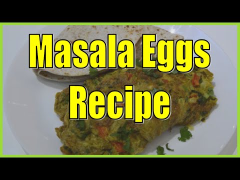 How To Make Masalla Eggs Omelette Desi Breakfast Ideas Cook With Anisa-11-08-2015