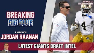 Latest Giants Draft Intel | Breaking Big Blue w/ Jordan Raanan