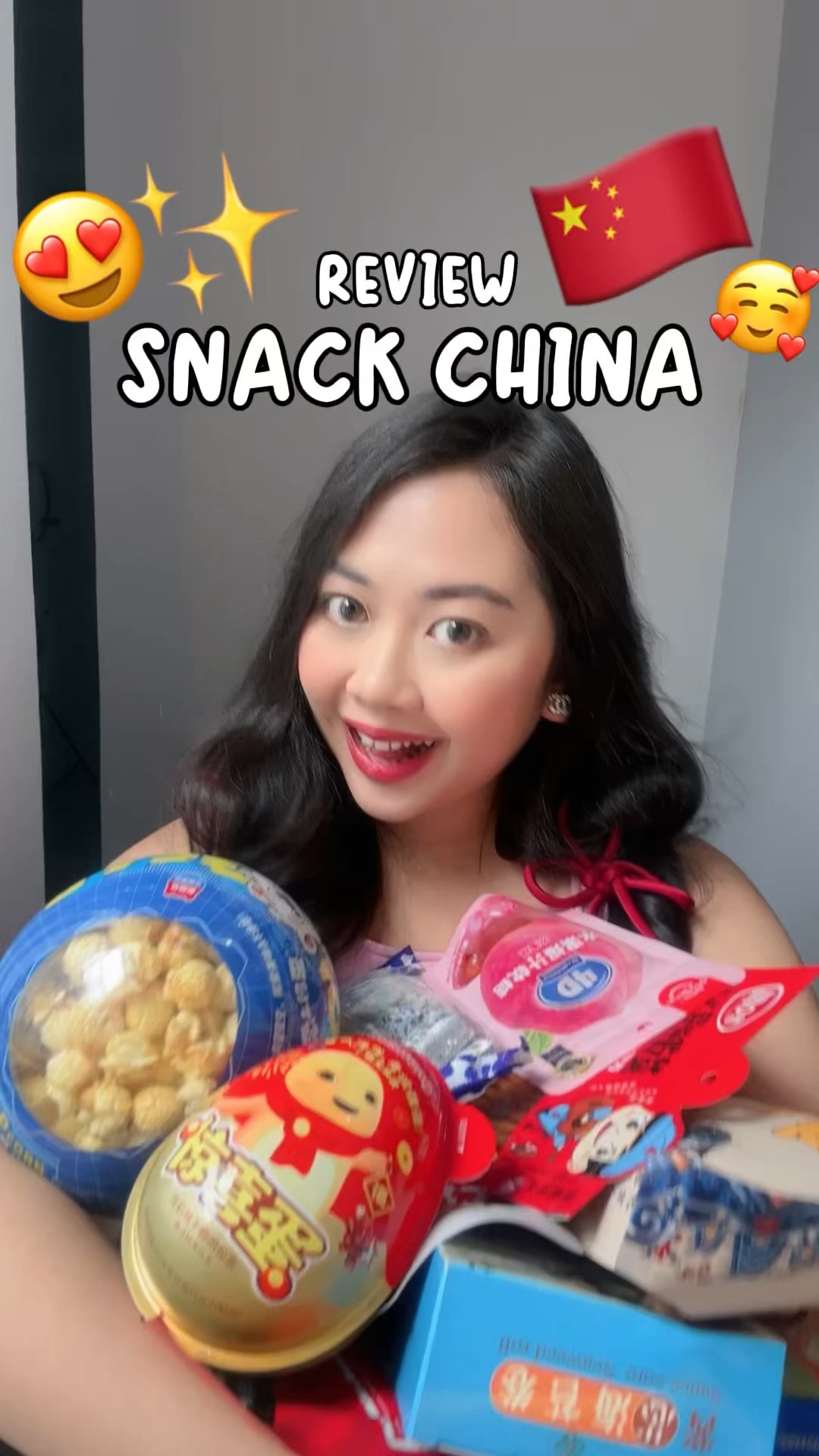 SNACK CHINA LUCU + ENAK!! ???❤️✨ | Klara Tania #shorts
