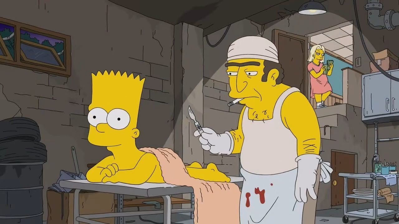 The story of how Bart sold his organs [The Simpsons ] - YouTube