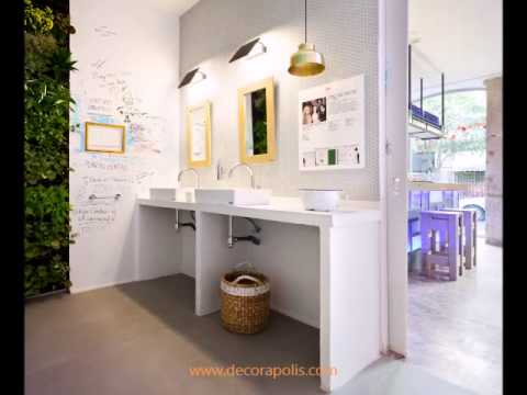 Decoración de Interiores de un baño público - YouTube