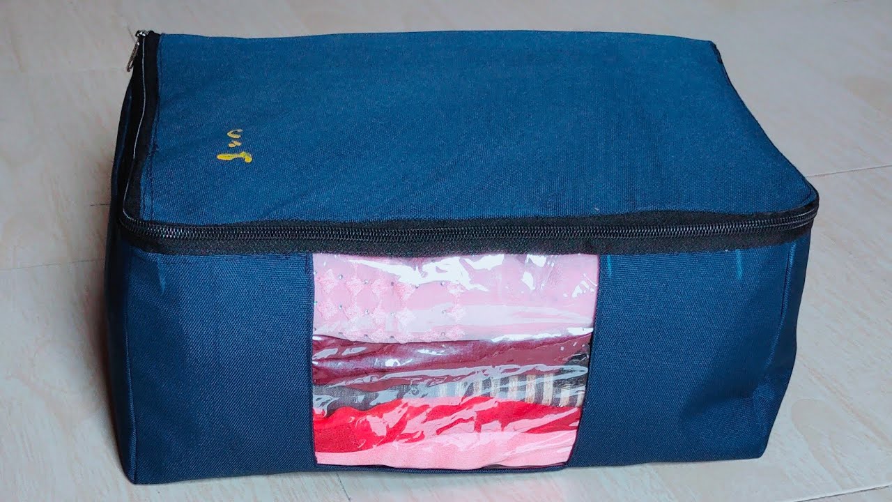 Раскрой и пошив чехла для сари || Органайзер для одежды / Шкаф для сари