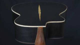 Ellis Guitar OM African Black Wood, Rosewood Guitar
