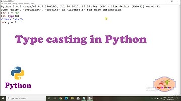 #6 Type casting in Python | Python Tutorial For Beginners