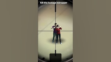 Kill the hostage kidnapper, #Sniper #3d #assassin #game #shorts