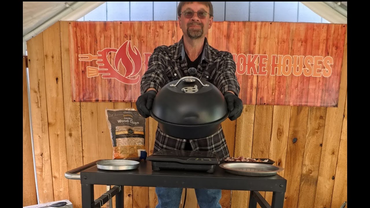 Nordic Ware Personal Size Stovetop Smoker Demo: Double Smoking Bacon