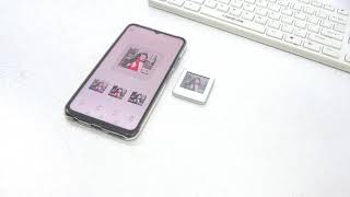 1.54 inch NFC-Powered E-paper Tag, Key Fob, No Battery, Wireless, GDNS0154AL, from Good Display