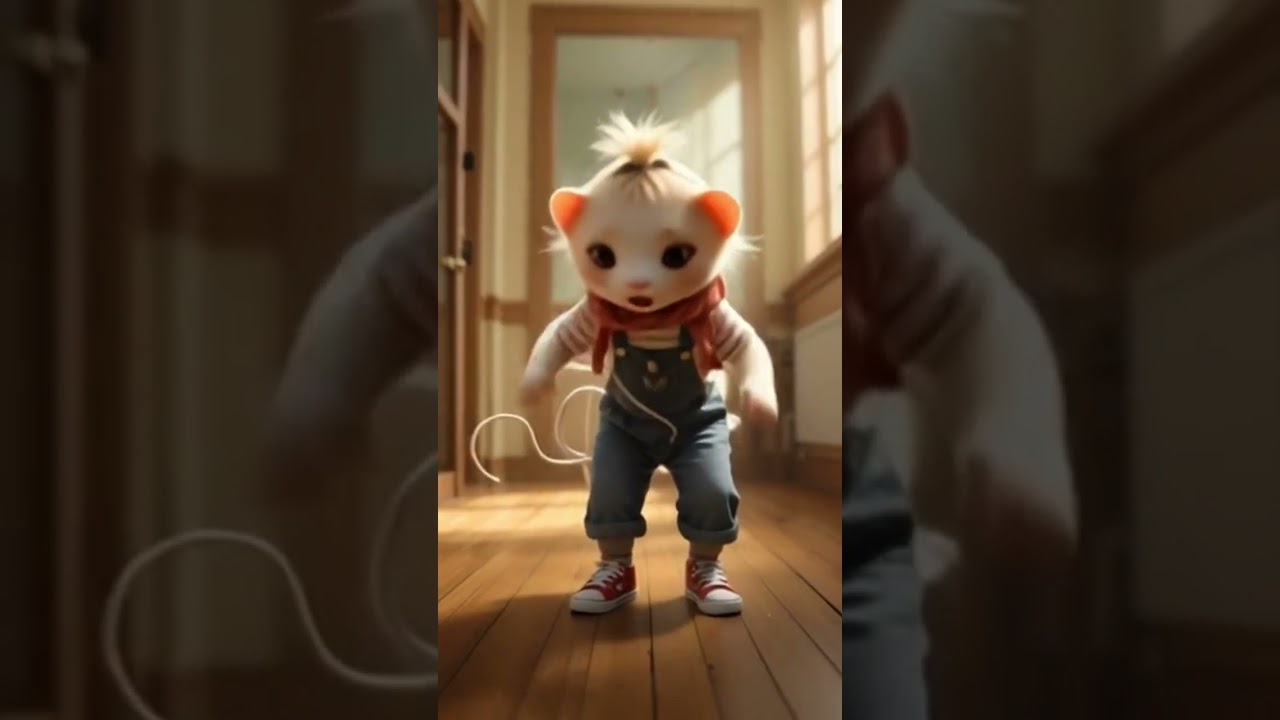 She Tried Tying Her Shoes… and Got Totally Tangled! 👟😅 