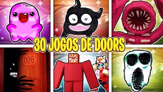 Descobri 30 Jogos De DOORS no Roblox😨