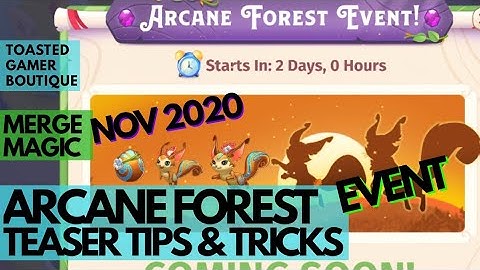 Merge Magic Arcane Forest Event TEASER • Season Tips & Tricks & Elven Temple Level 12 ☆☆☆