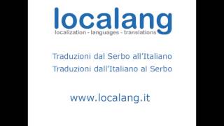 Traduzioni Dal Serbo Allitaliano - Traduzioni Dallitaliano Al Serbo