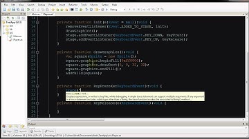 AS3 Game Development - 3 - Controls [Part 2]