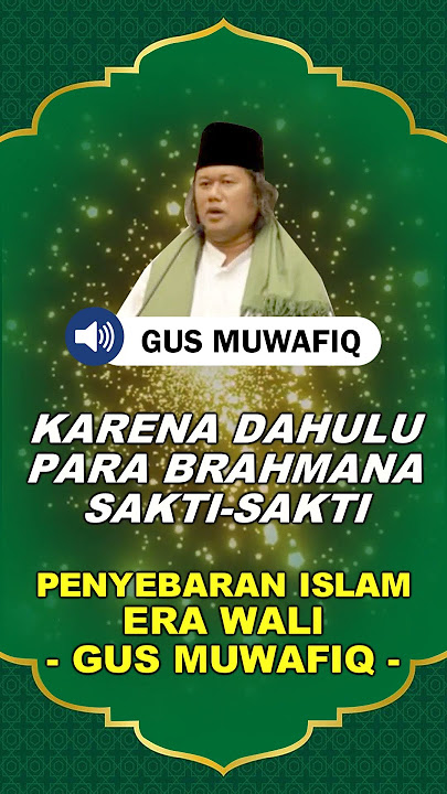 kenapa dulu wali harus sakti - Gus Muwafiq