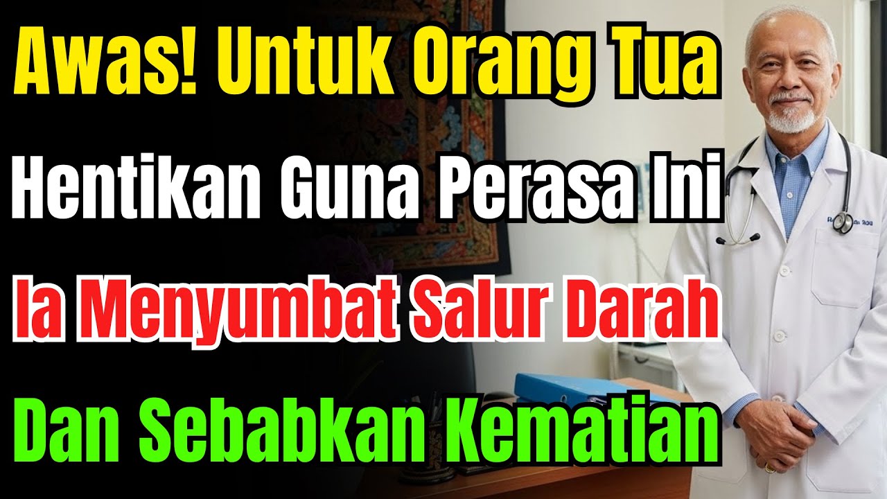 Bahaya! Perasa Ini Tingkatkan Risiko Strok Dalam Satu Malam. Pakar Jantung Amat Terkejut Tahu Ini.