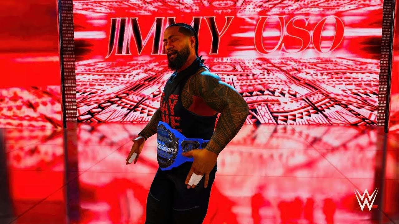 Tv title match the miz vs jimmy uso