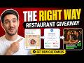 How to Turn a Restaurant Giveaway Into New Customers