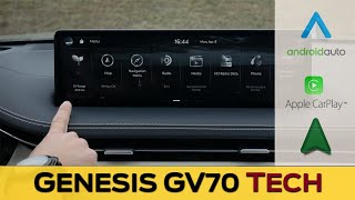 Genesis GV70 Media Screen | Apple CarPlay, Android Auto, Navigation, EV Charging and more!