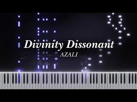 DIVINITY DISSONANT - AZALI | Piano Tutorial (Visualizer)