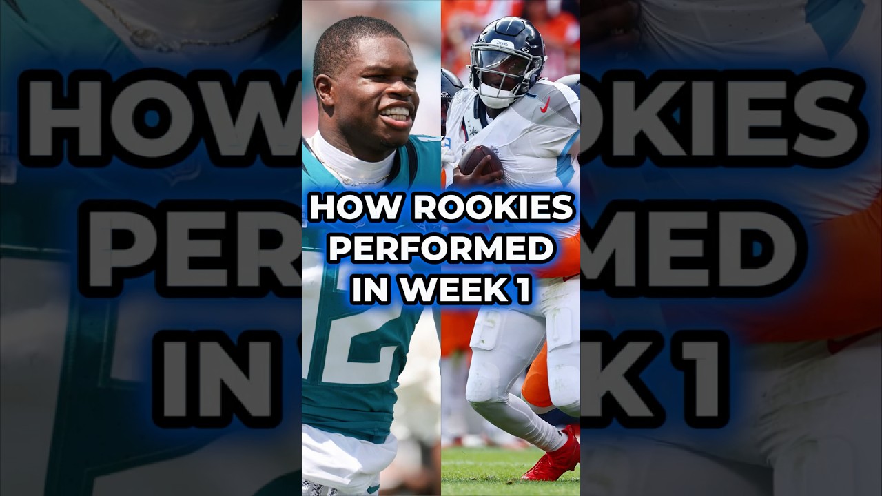 How Notable 2025 Rookies Fared In NFL Week 1: Cam Ward, Travis Hunter, & More #nflnews #nfl #shorts