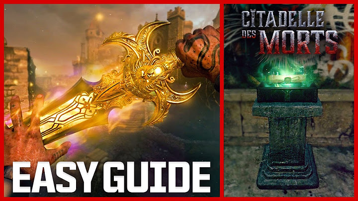 EASY Light Lion Sword Upgrade & Incantation Guide! (Citadelle Des Morts BO6 Zombies)