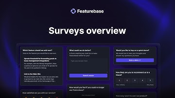 Featurebase | Introduction to Surveys