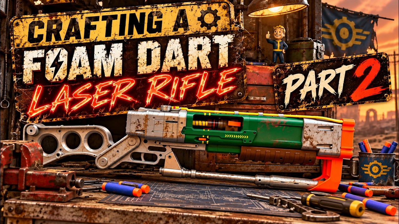 Building Fallout's AER-9 Laser Rifle! ☢️ | 3D Printed Nerf Blaster (Part 2)