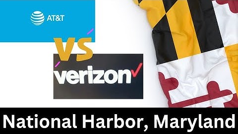 Verizon versus AT&T | Cellular Network & Speed Testing | National Harbor, MD