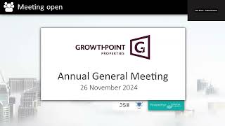 2024 AGM Recording for Growthpoint Properties