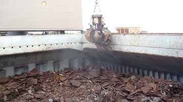 Loading and Discharging Scrap Metal