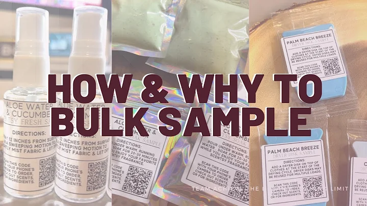 How & Why to Bulk Sample in your Scentsy Business